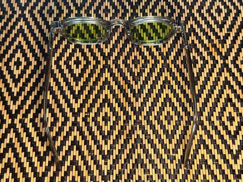 Akila Logos Sunglasses in Cement/Green - Picture 6 of 11